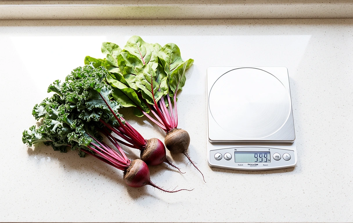 Fresh ingredients for nutritional study